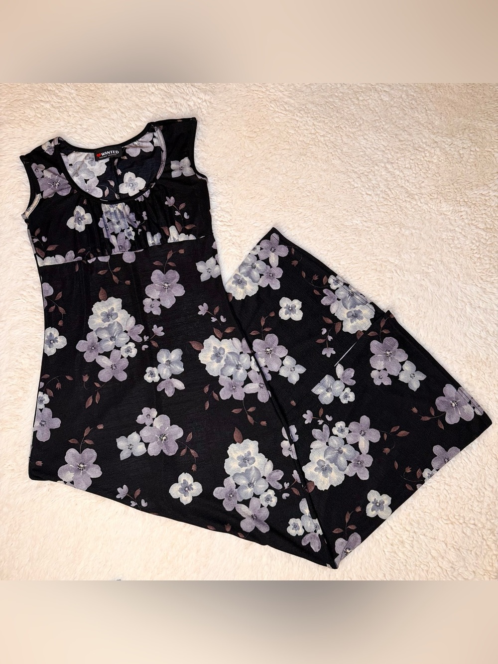 Y2K 90’s VTG Wanted Clothing Co Floral Maxi Dress Grunge Fairy Whimsy Women’s M